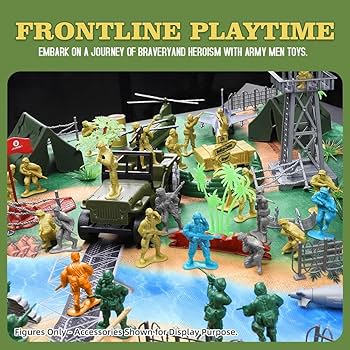 Amazon.co.jp: ViiKONDO アーミーメンズトイソルジャープラスチック